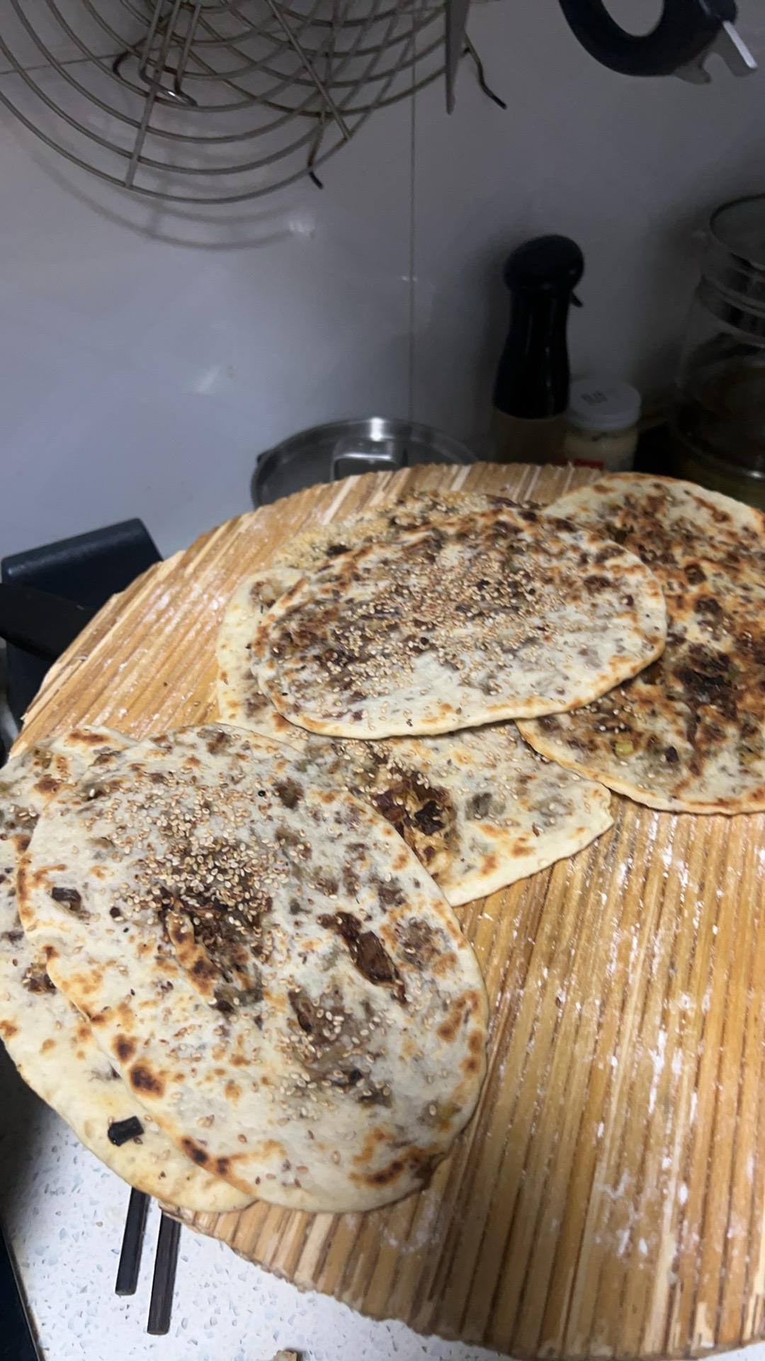 烤箱版梅干菜烧饼