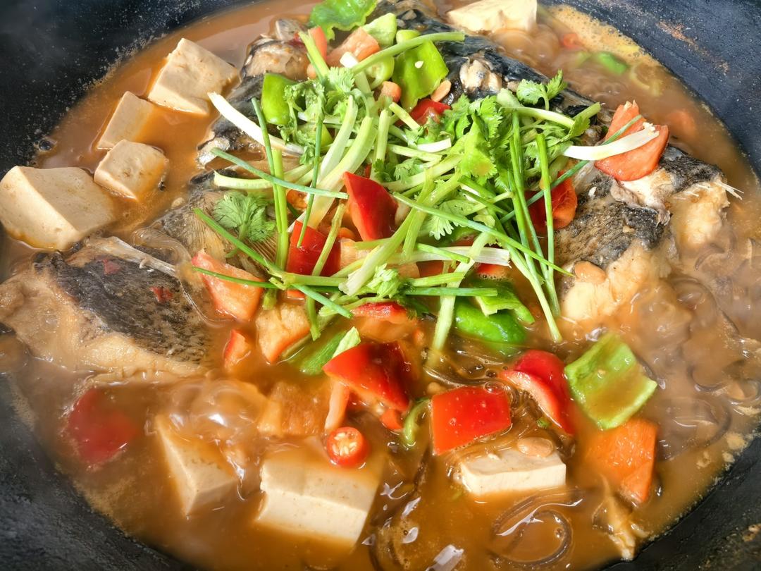 不输餐馆的鱼头泡饭