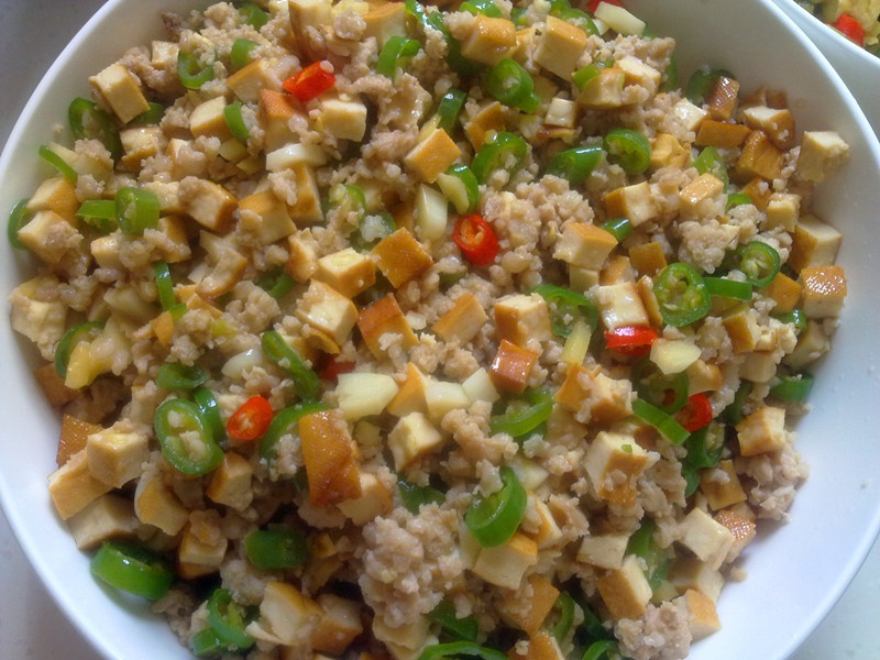 肉末毛豆炒香干