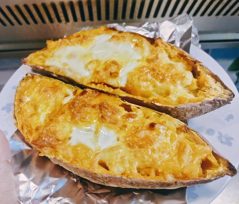 芝士奶油焗红薯