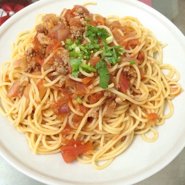 番茄肉酱意大利面