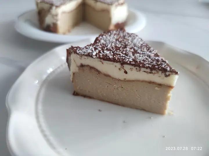 🌟零失败香醇丝滑|生椰拿铁巴斯克蛋糕🍰