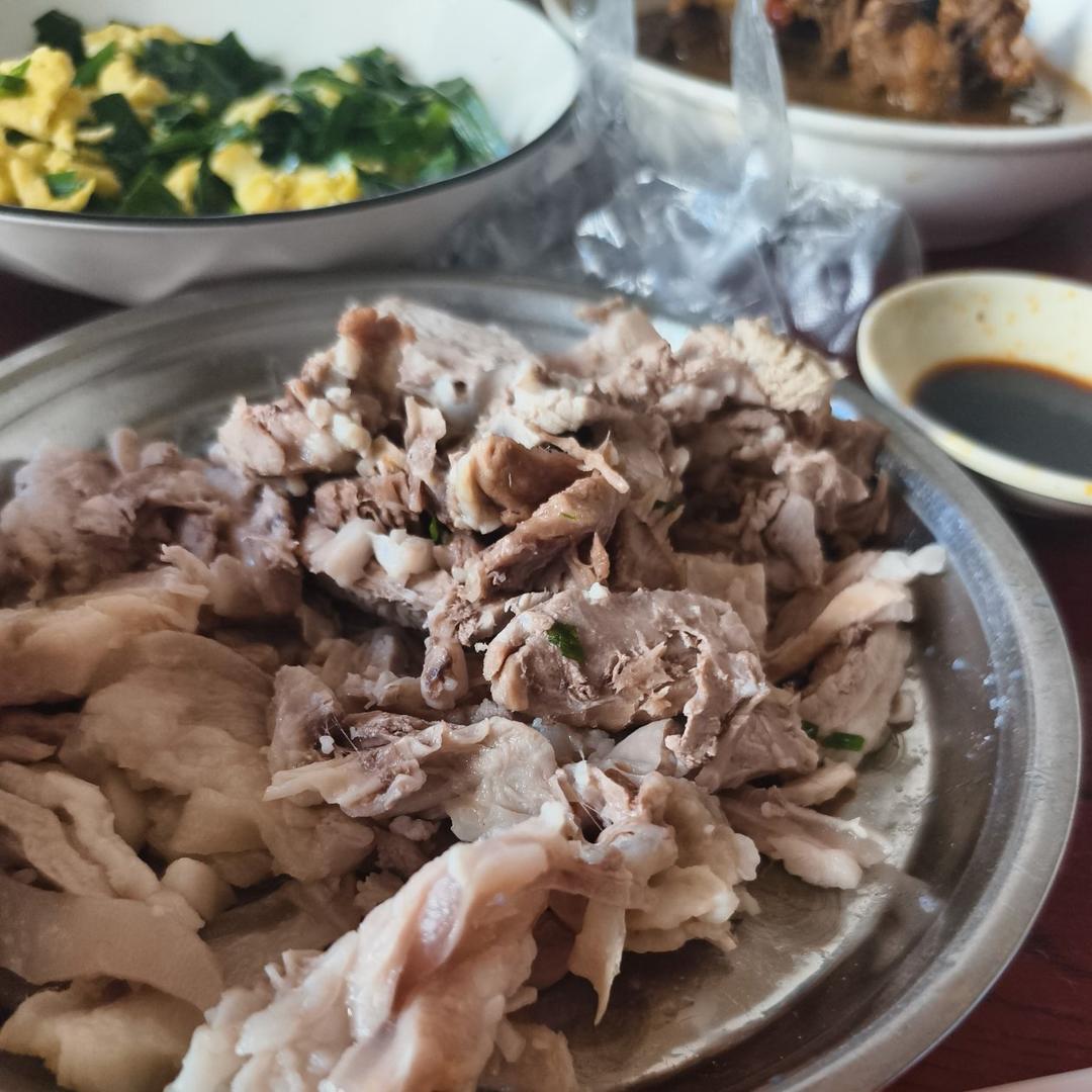 白切羊肉+清汤(三加三不加)