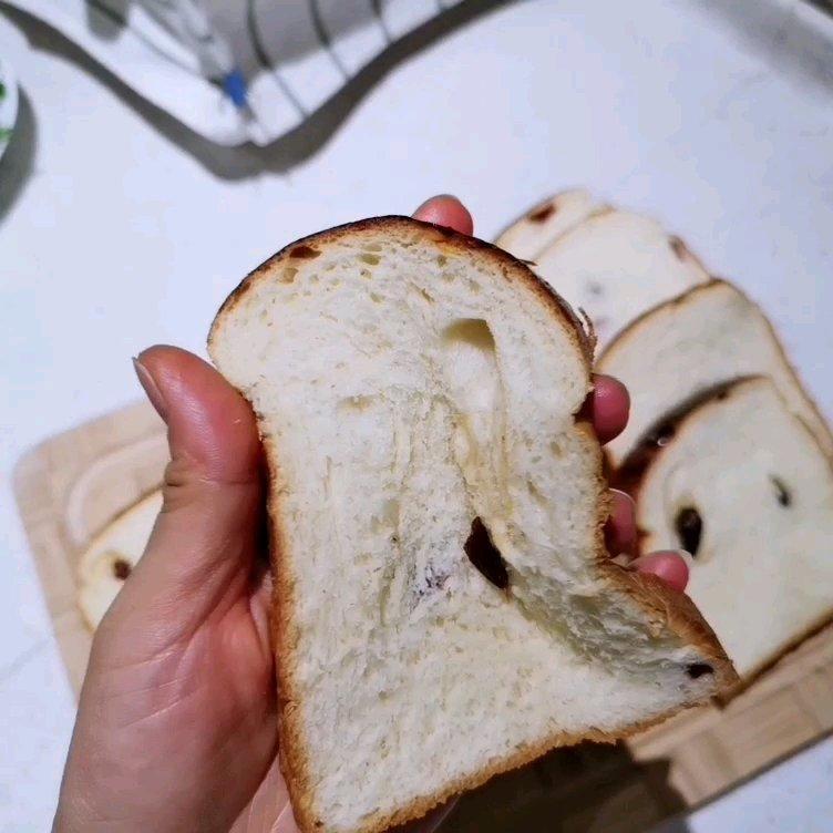 全麦蔓越莓土司，一次性整形发酵