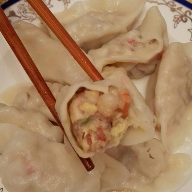 香菇虾仁水饺（清爽版）的做法