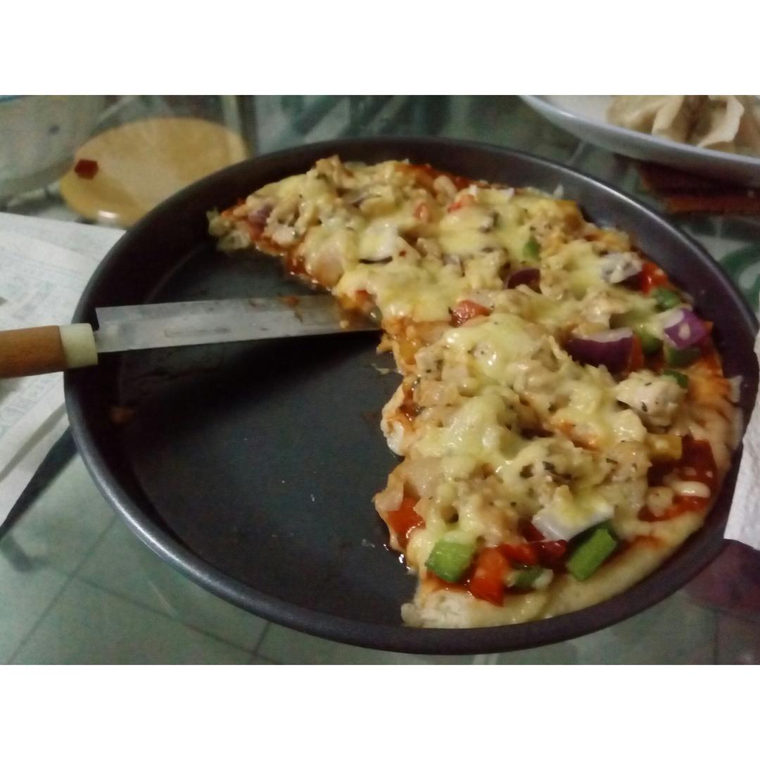 入门鸡肉披萨~