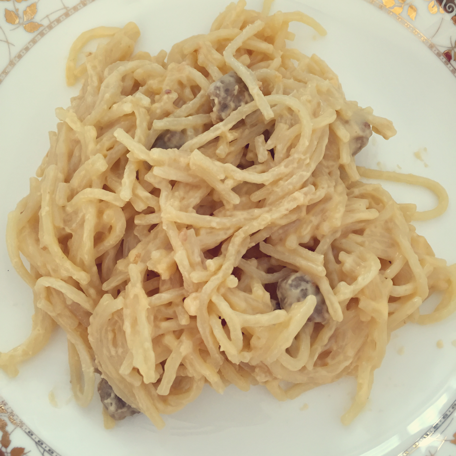 超简单的奶汁培根意面Carbonara