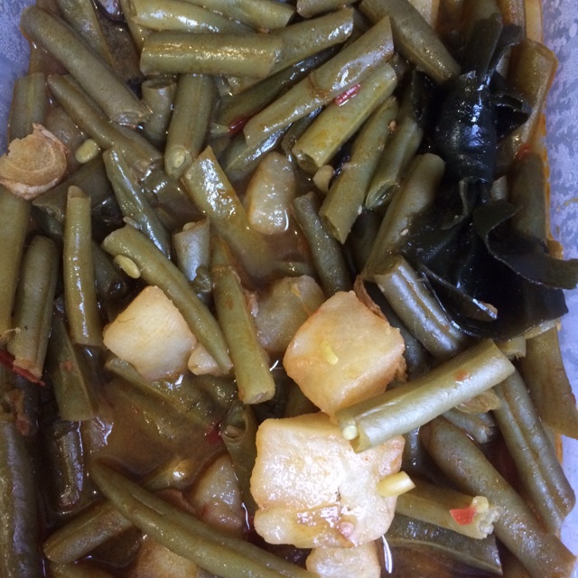 土豆炖豆角