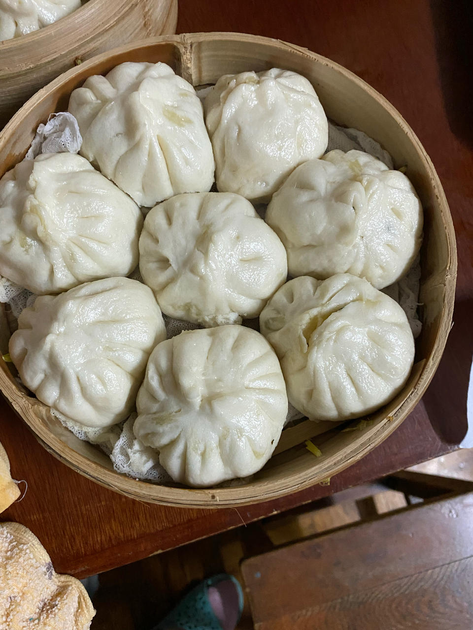 马笕菜干（马齿笕）包子