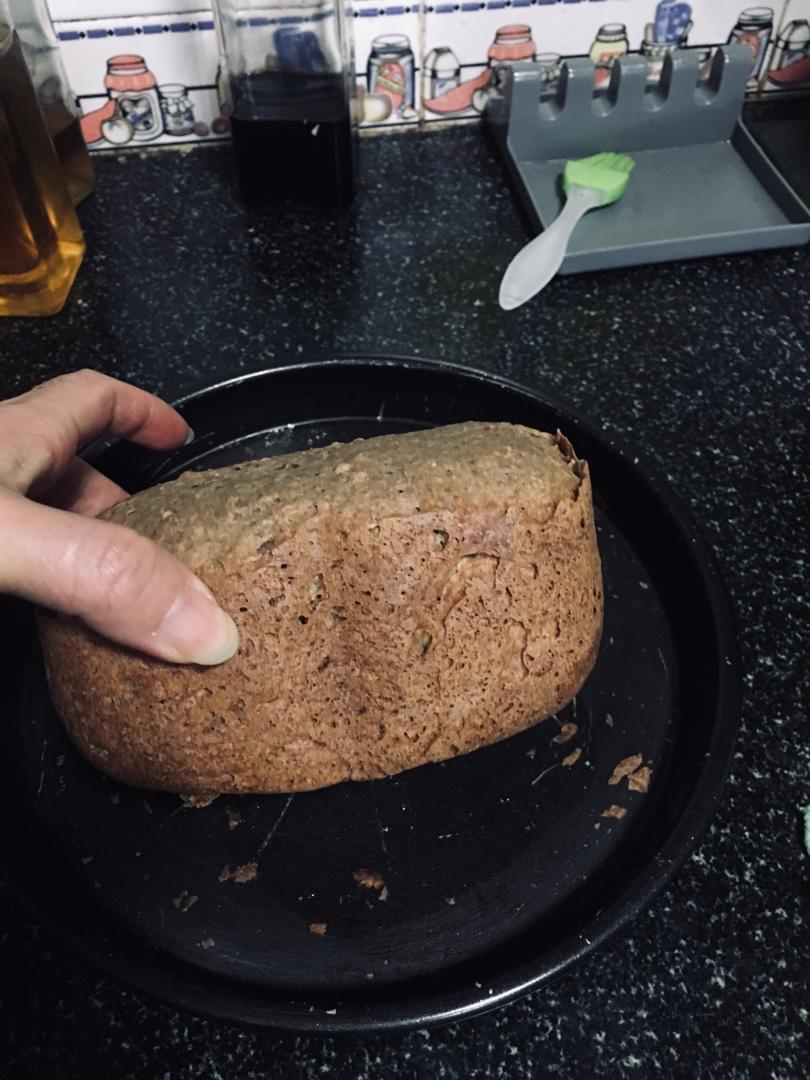 减脂主食｜燕麦全麦面包--面包机版