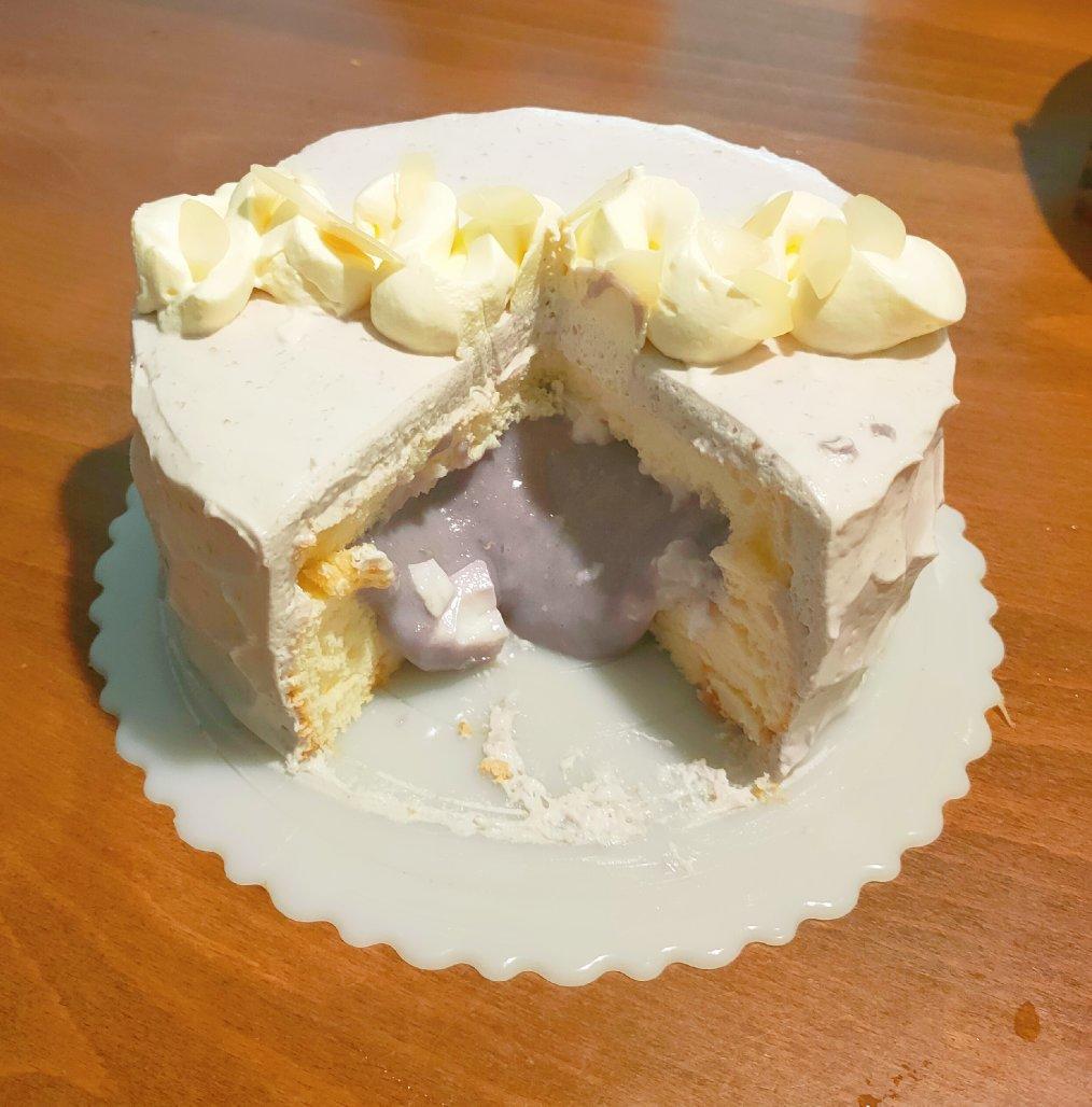 复刻❗️喜茶家～芋泥爆浆蛋糕
