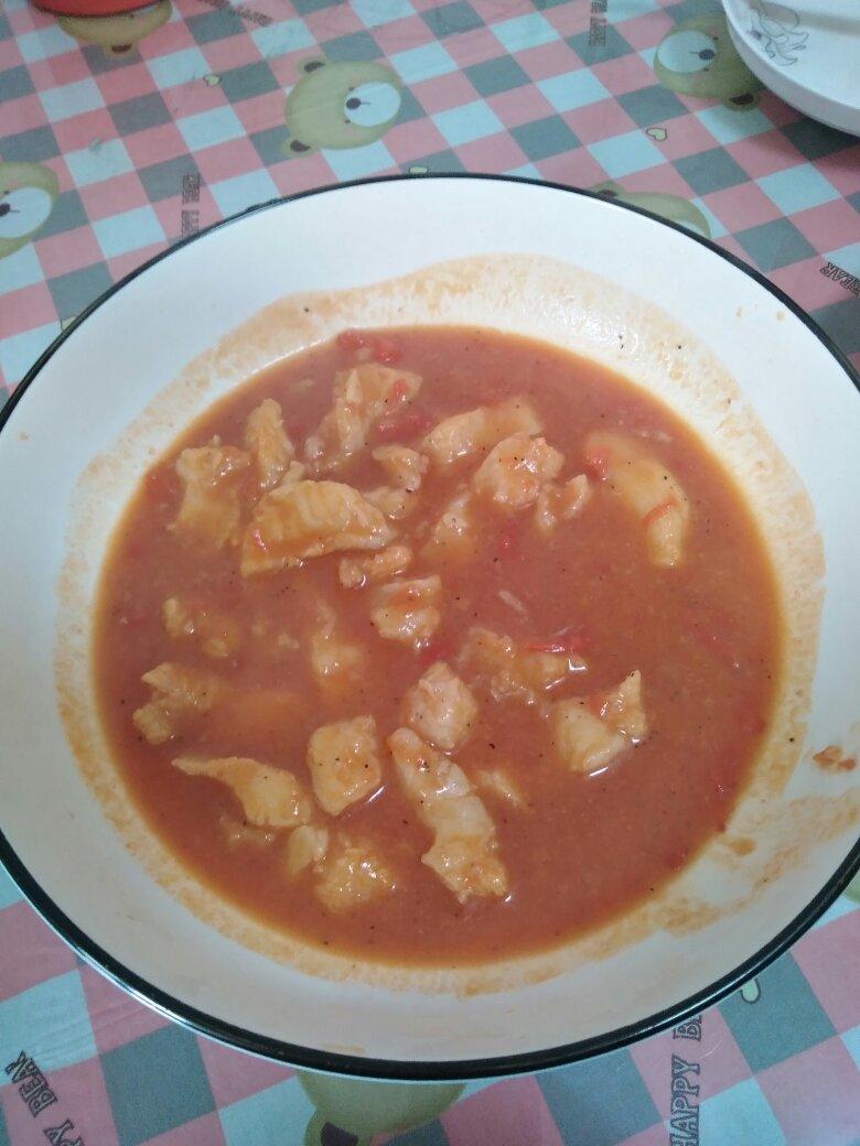 美味营养的番茄鱼片汤