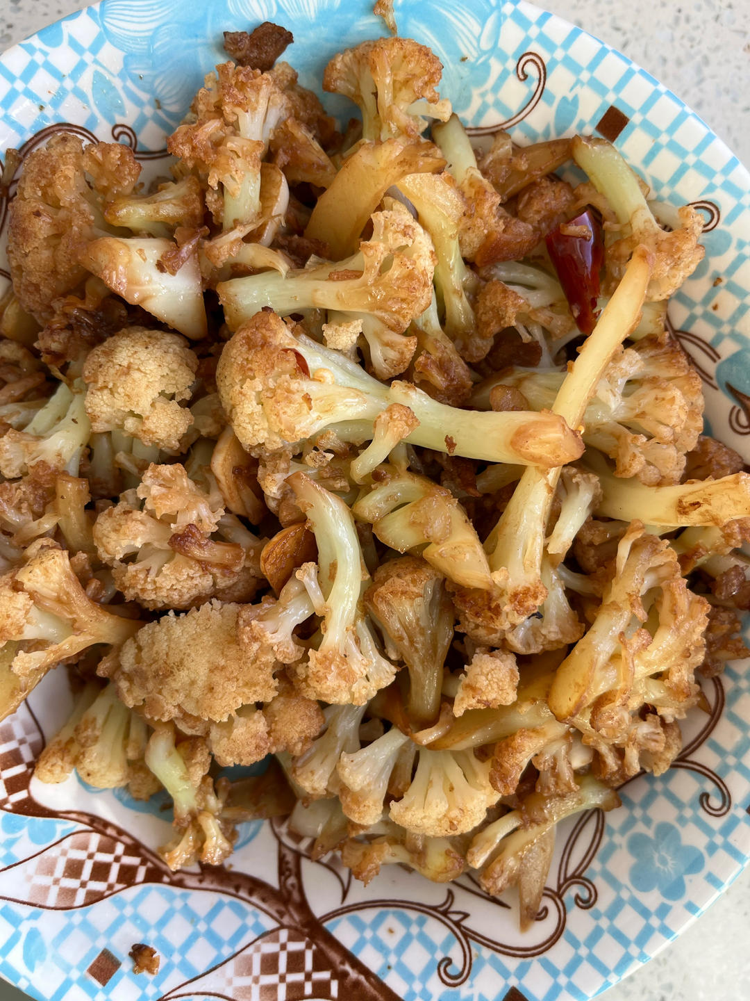 老丁的私房菜-干锅花菜