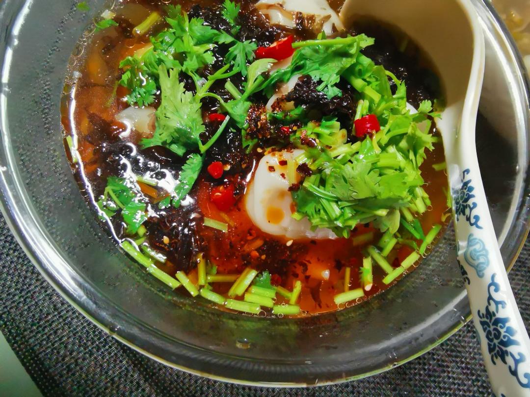 🔥好吃到汤汁都不剩❗️酸汤馄饨❗️