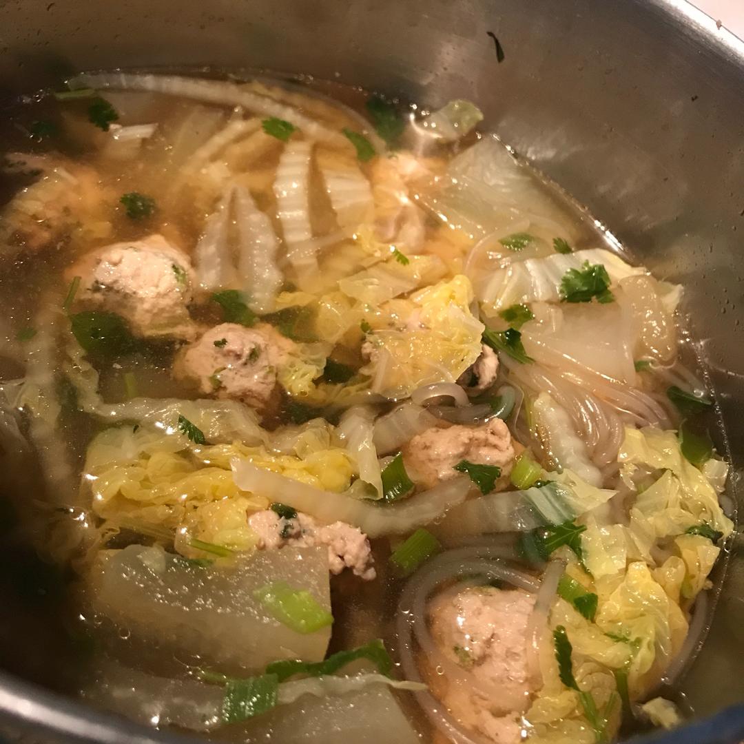 水汆肉丸子