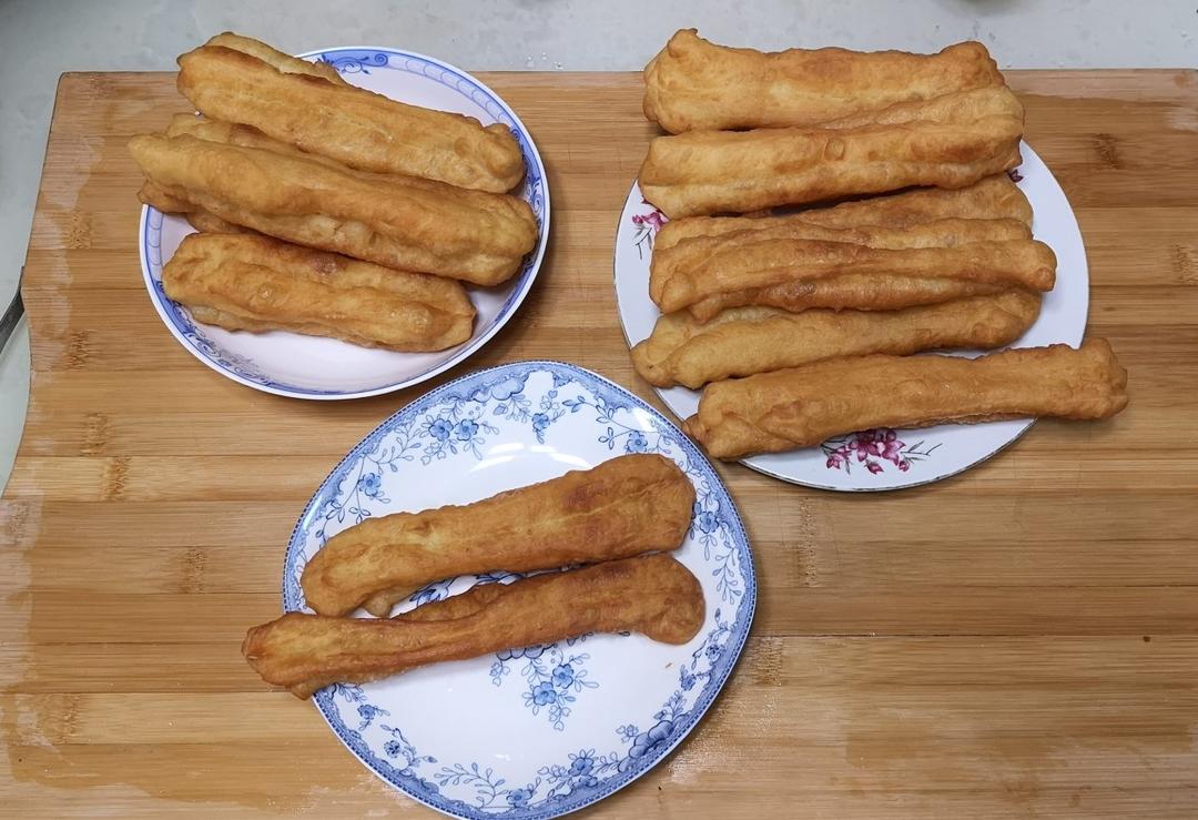 自制无泡打粉油条