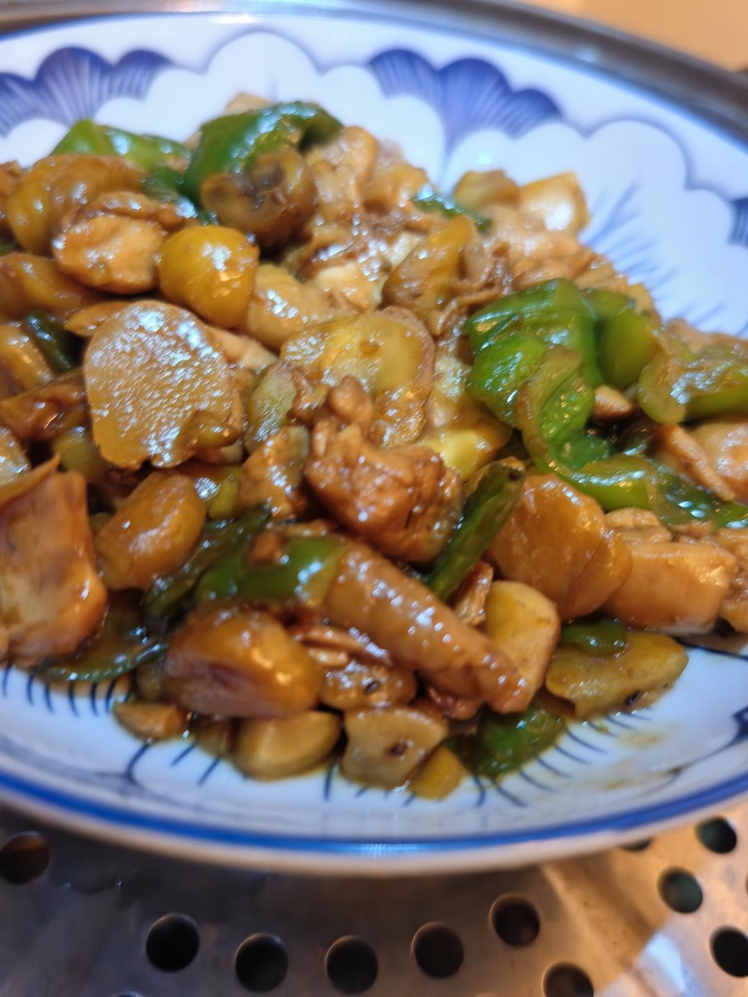板栗烧鸡块