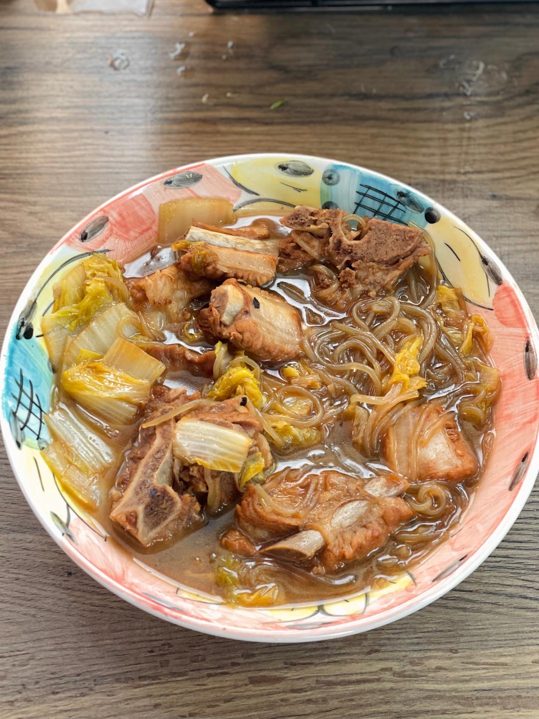 妈妈味道 排骨炖白菜粉条