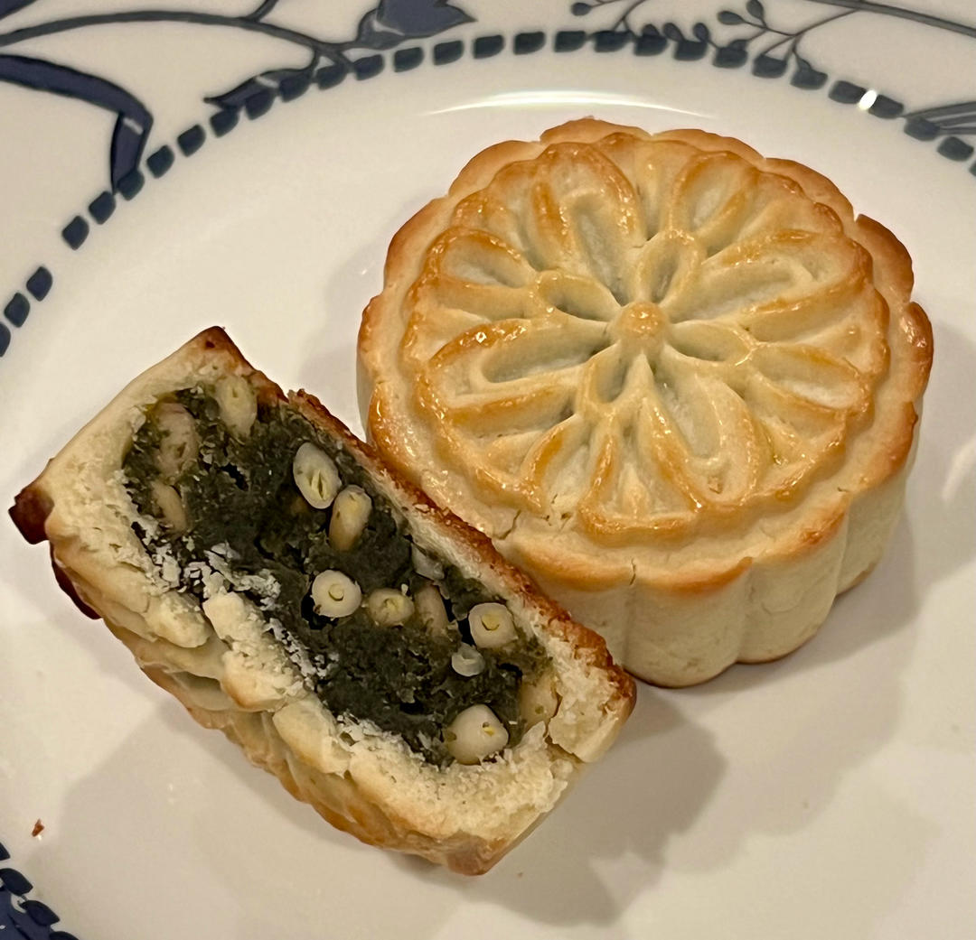 奶酥皮月饼