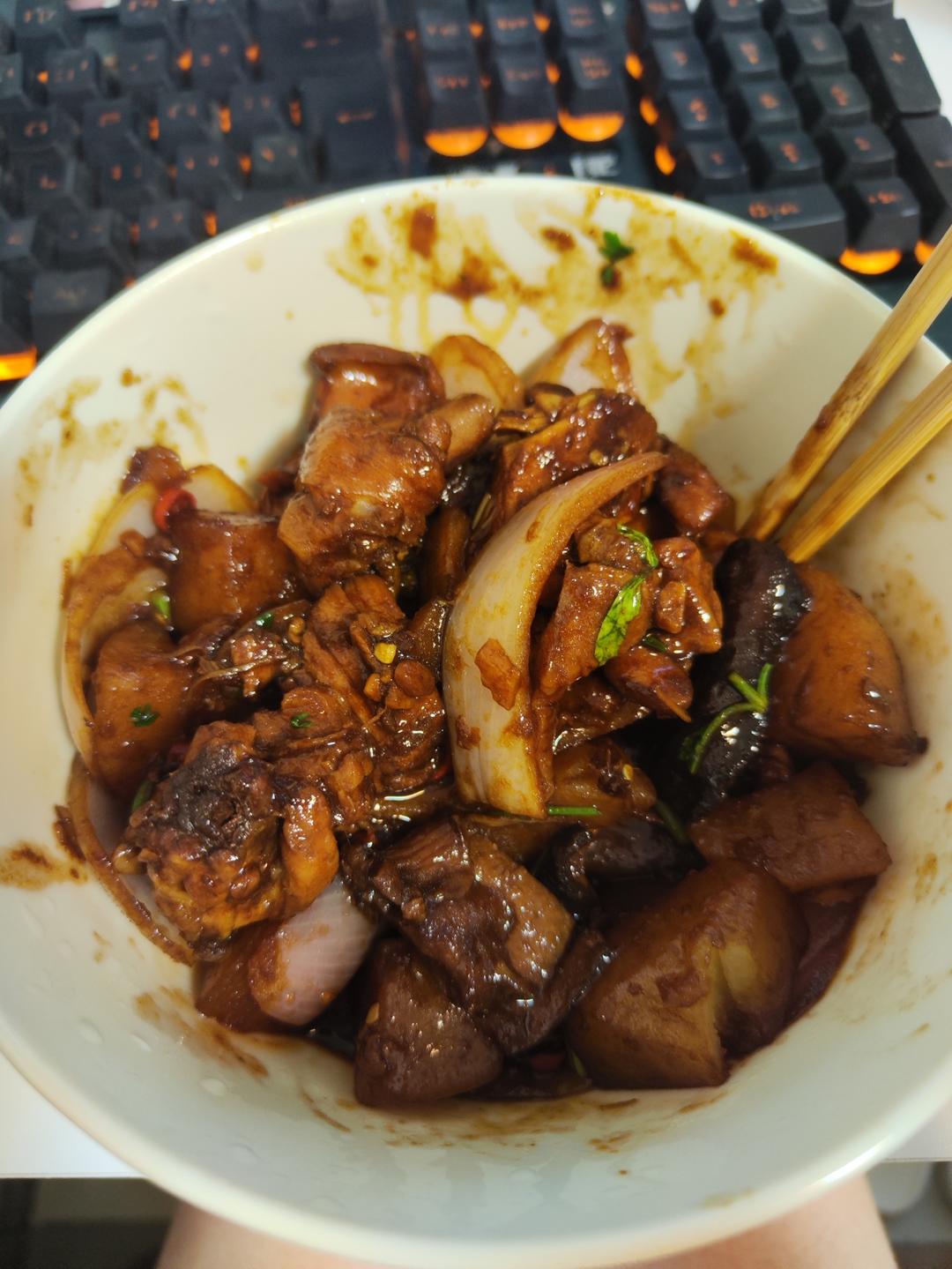 自制黄焖鸡的做法