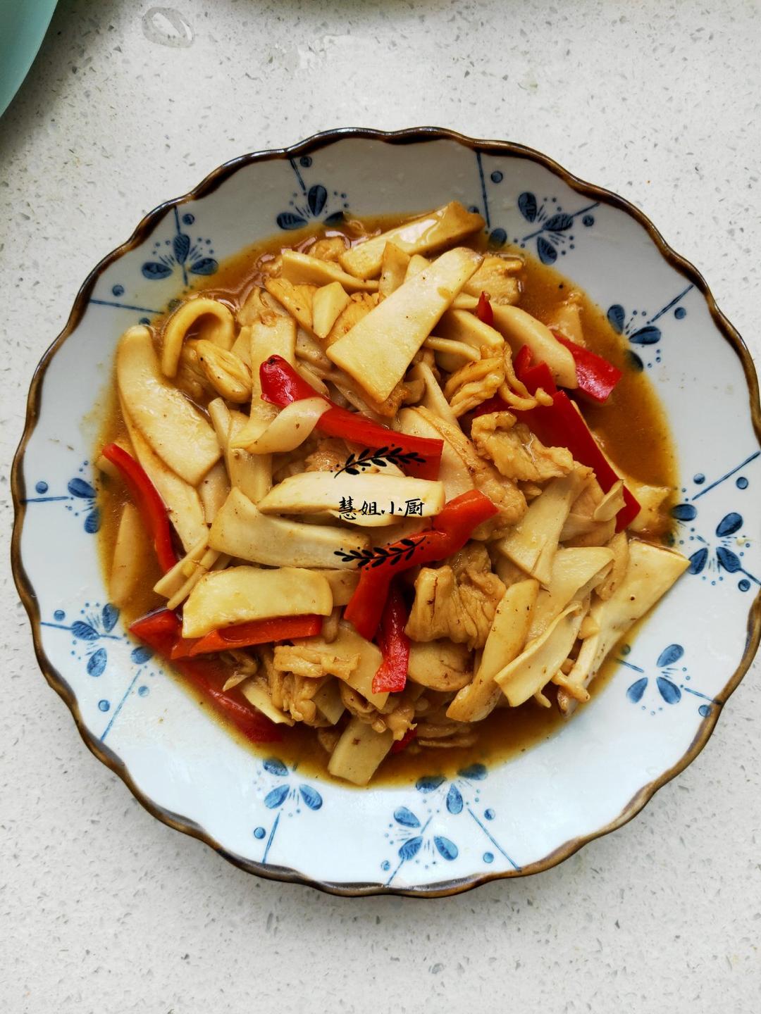 肉炒杏鲍菇