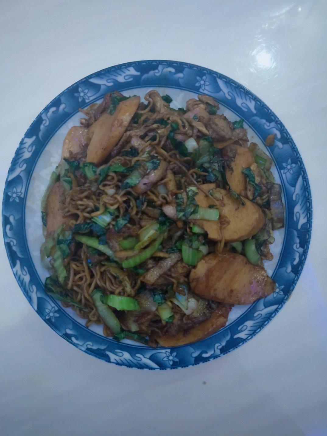炒方便面