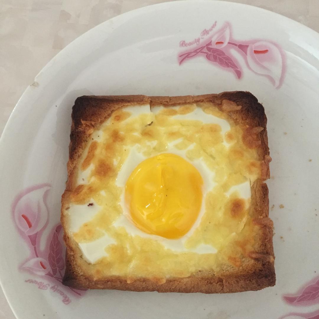 鸡蛋芝士烤吐司