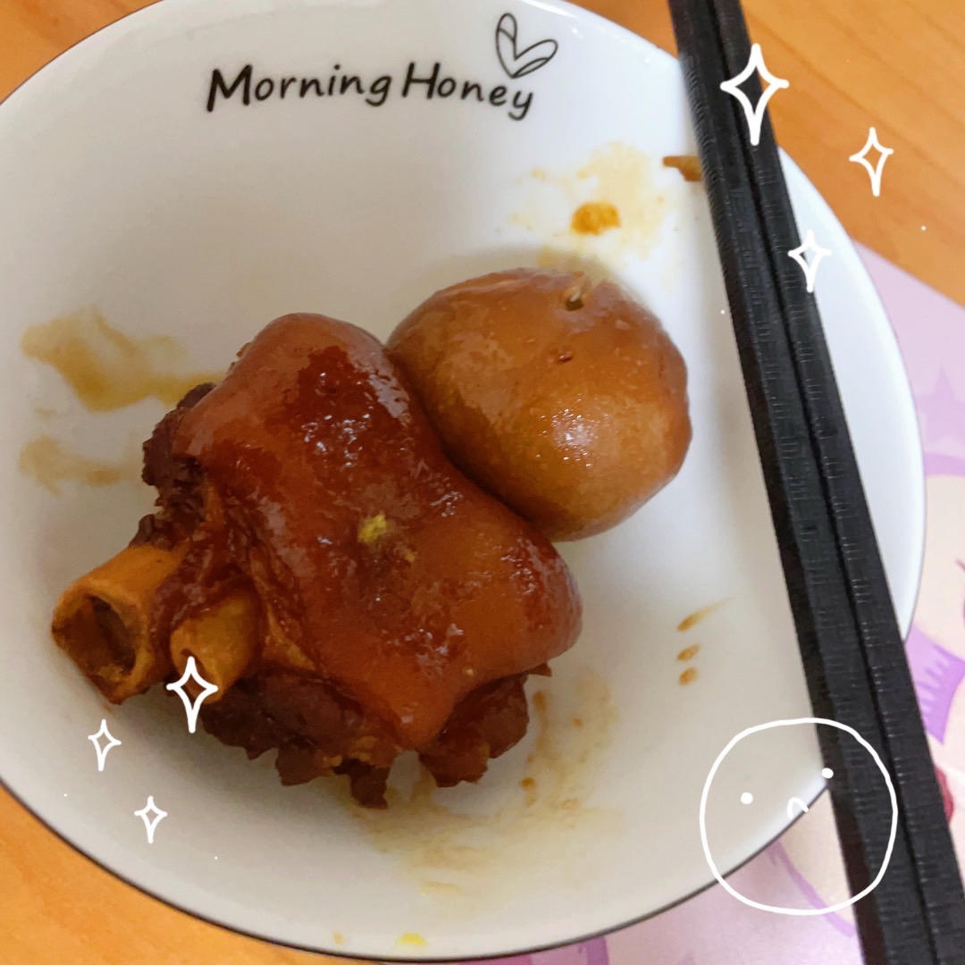 简易版电饭煲卤猪蹄