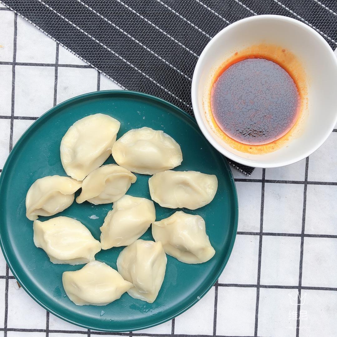 超简单蒸速冻饺子