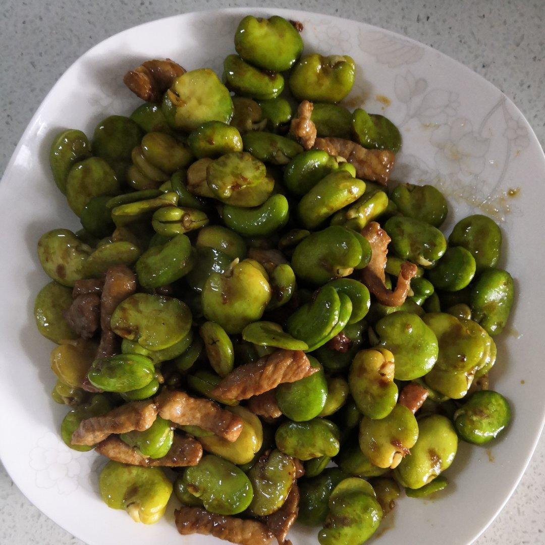 蚕豆炒肉