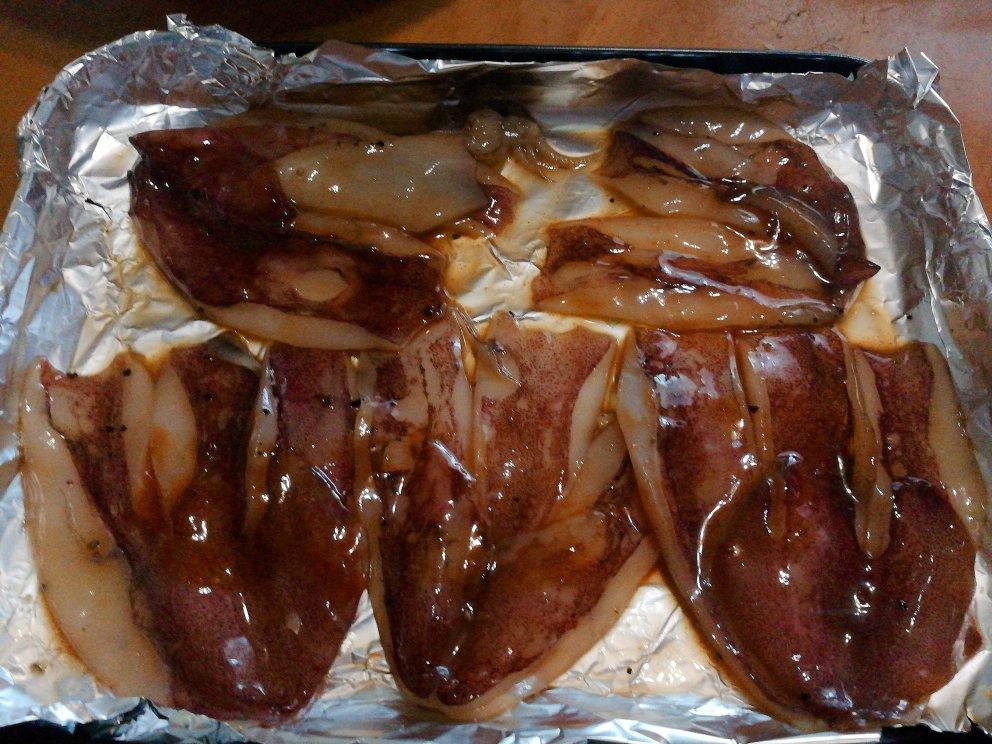 烤鱿鱼（烤箱版）秒杀铁板烧