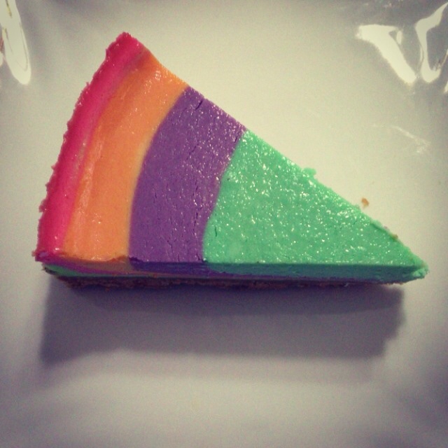 彩虹轻乳酪蛋糕