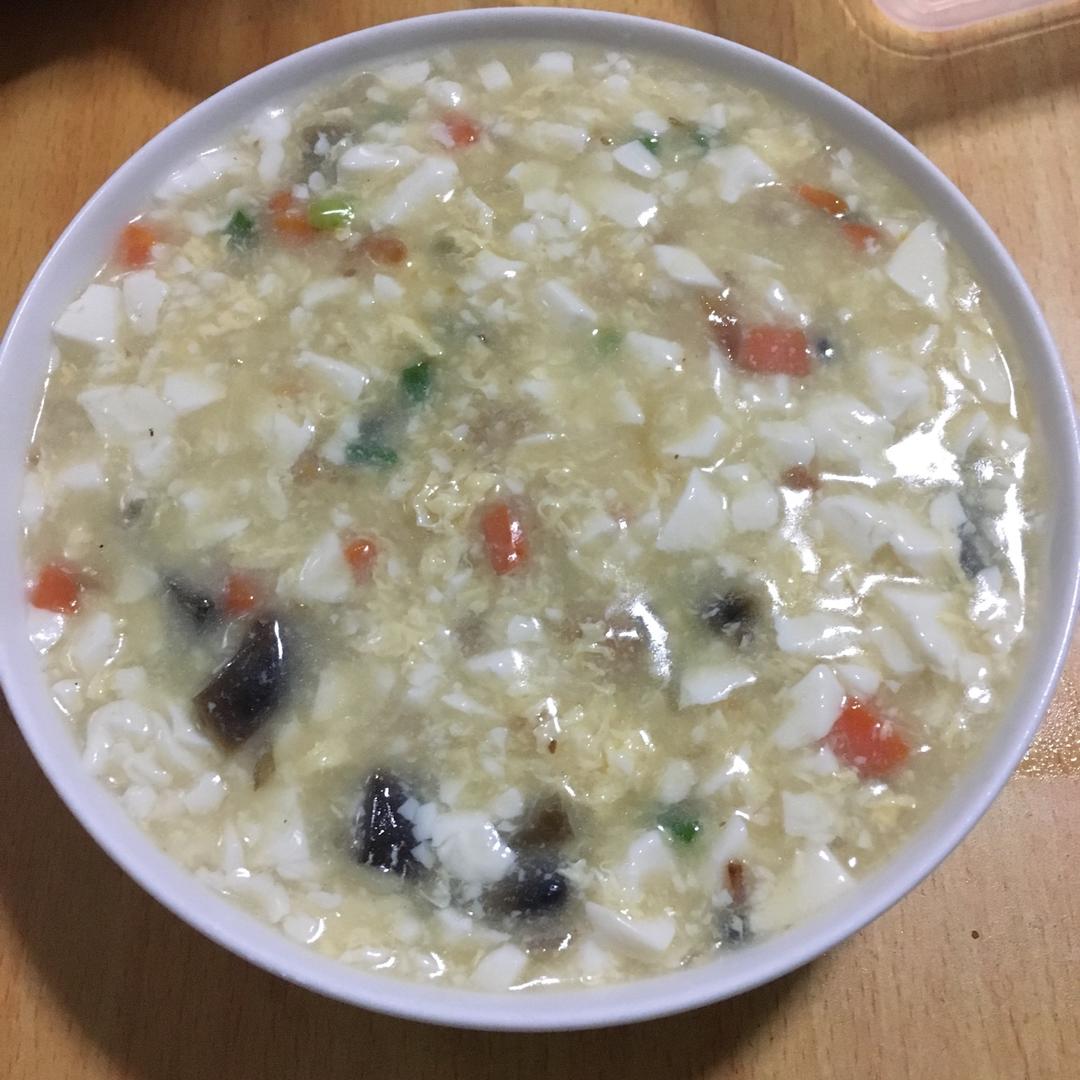 皮蛋豆腐羹