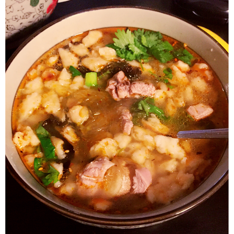 薛毛毛毛做的羊肉泡馍