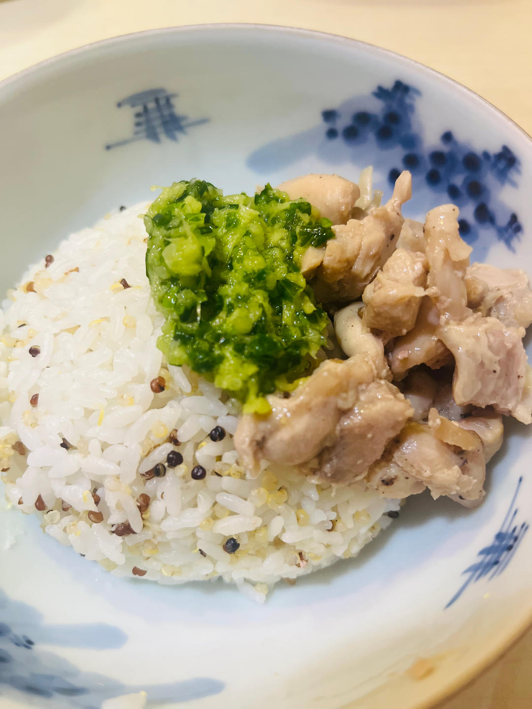蔡澜青酱姜蓉鸡肉拌饭(A版)