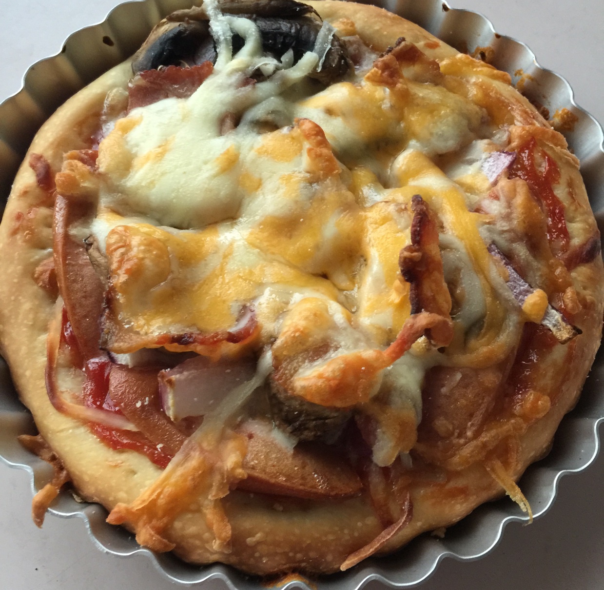 原香烧烤鸡肉比萨