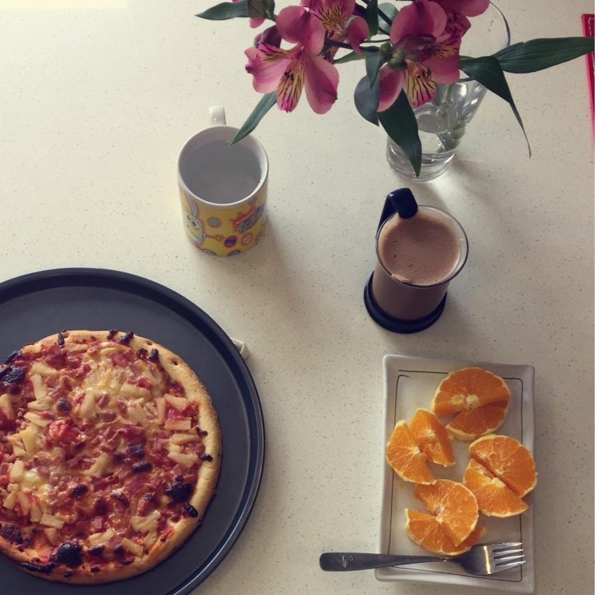 夏威夷pizza（附饼底冷冻法）