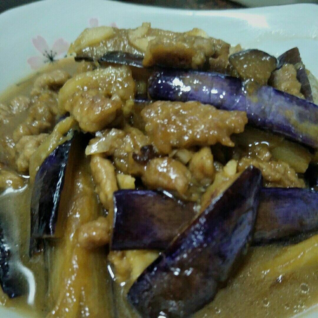 红烧肉沫茄子