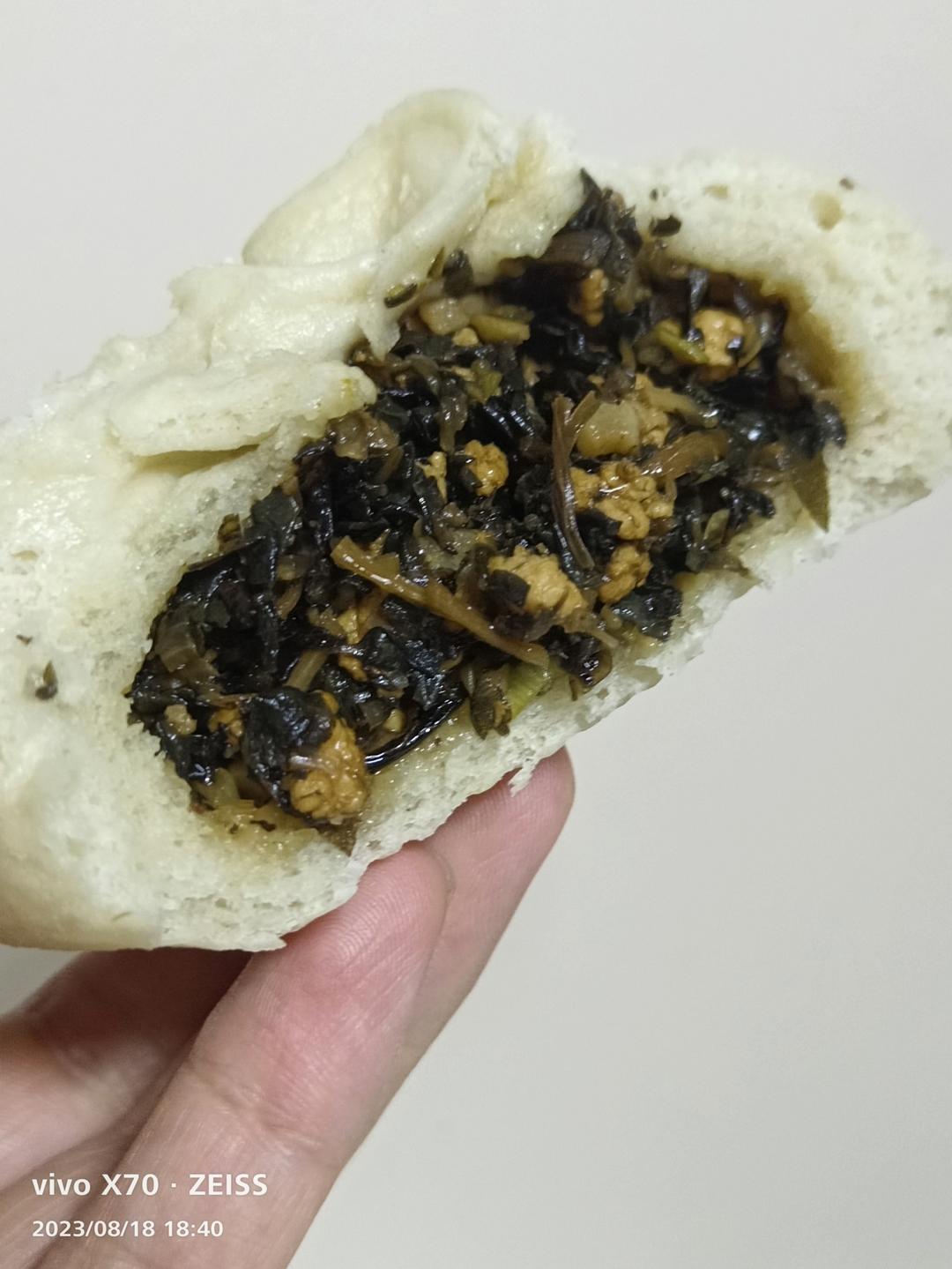 马齿苋干菜馅儿包子