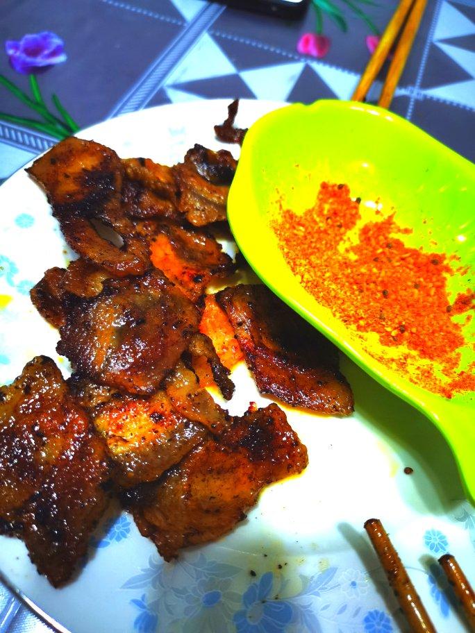 韩式烤肉，辣酱五花肉，减肥人群甚入，辣烤五花肉
