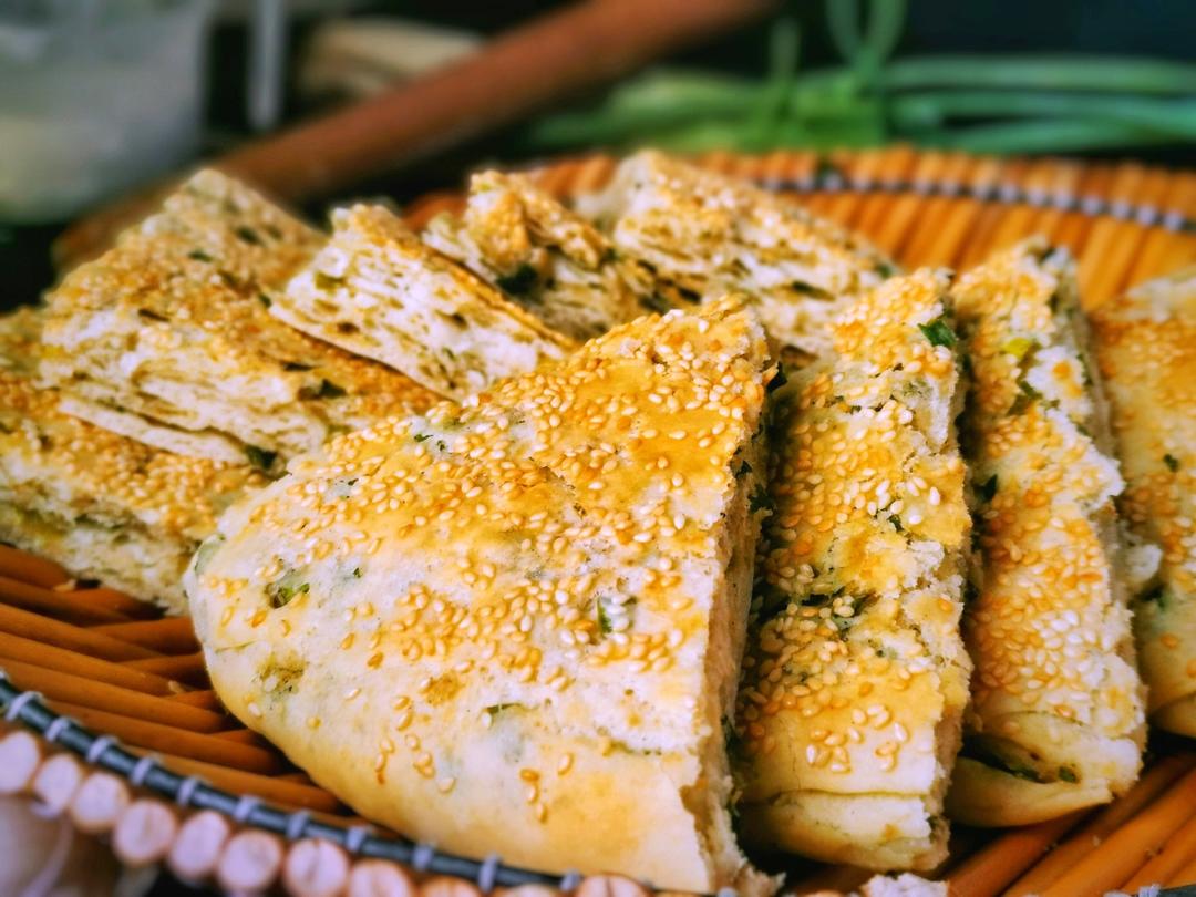 葱油千层发面饼