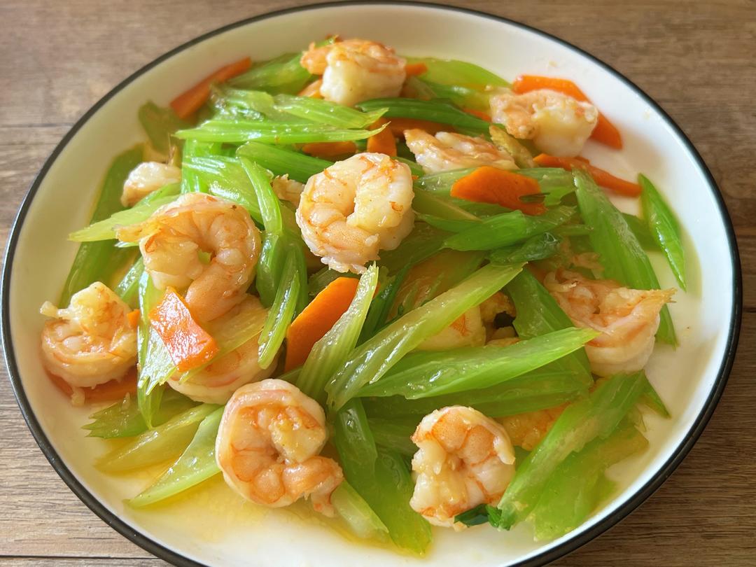 芹菜炒虾仁