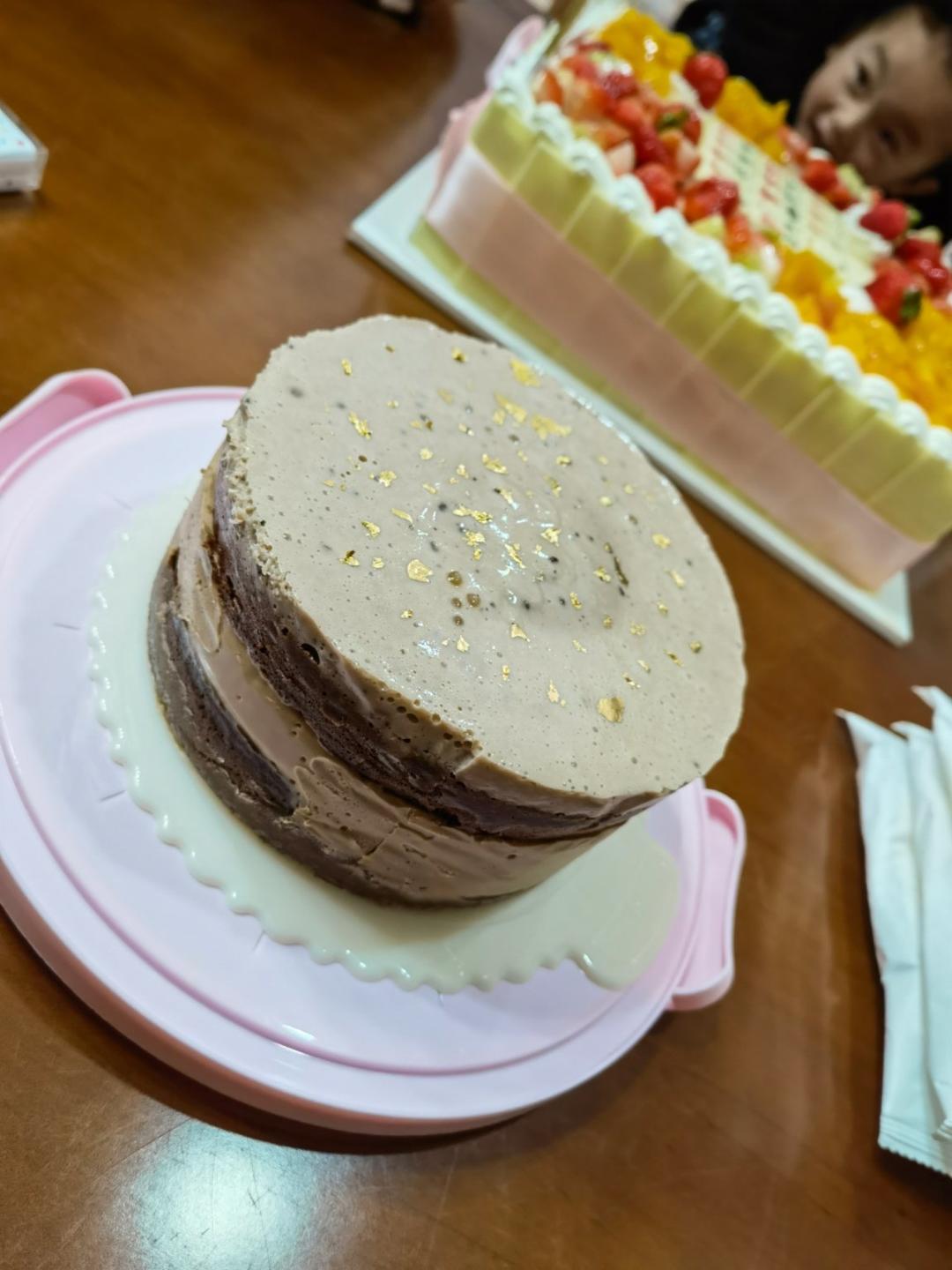 双重巧克力棋格蛋糕（LV蛋糕）