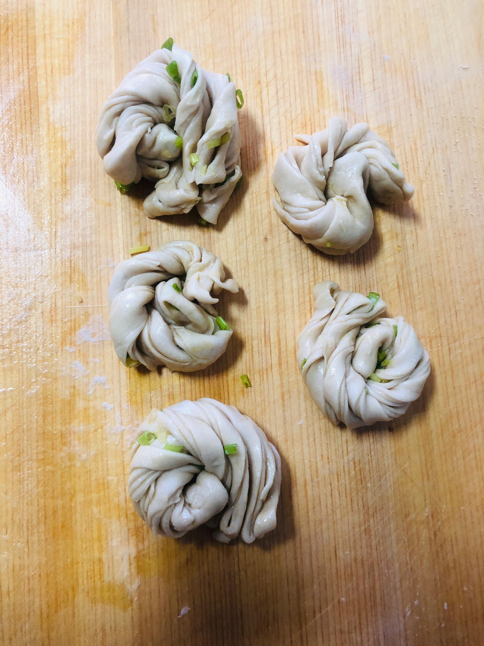 葱花培根花卷，一次发酵｜花样面食早餐