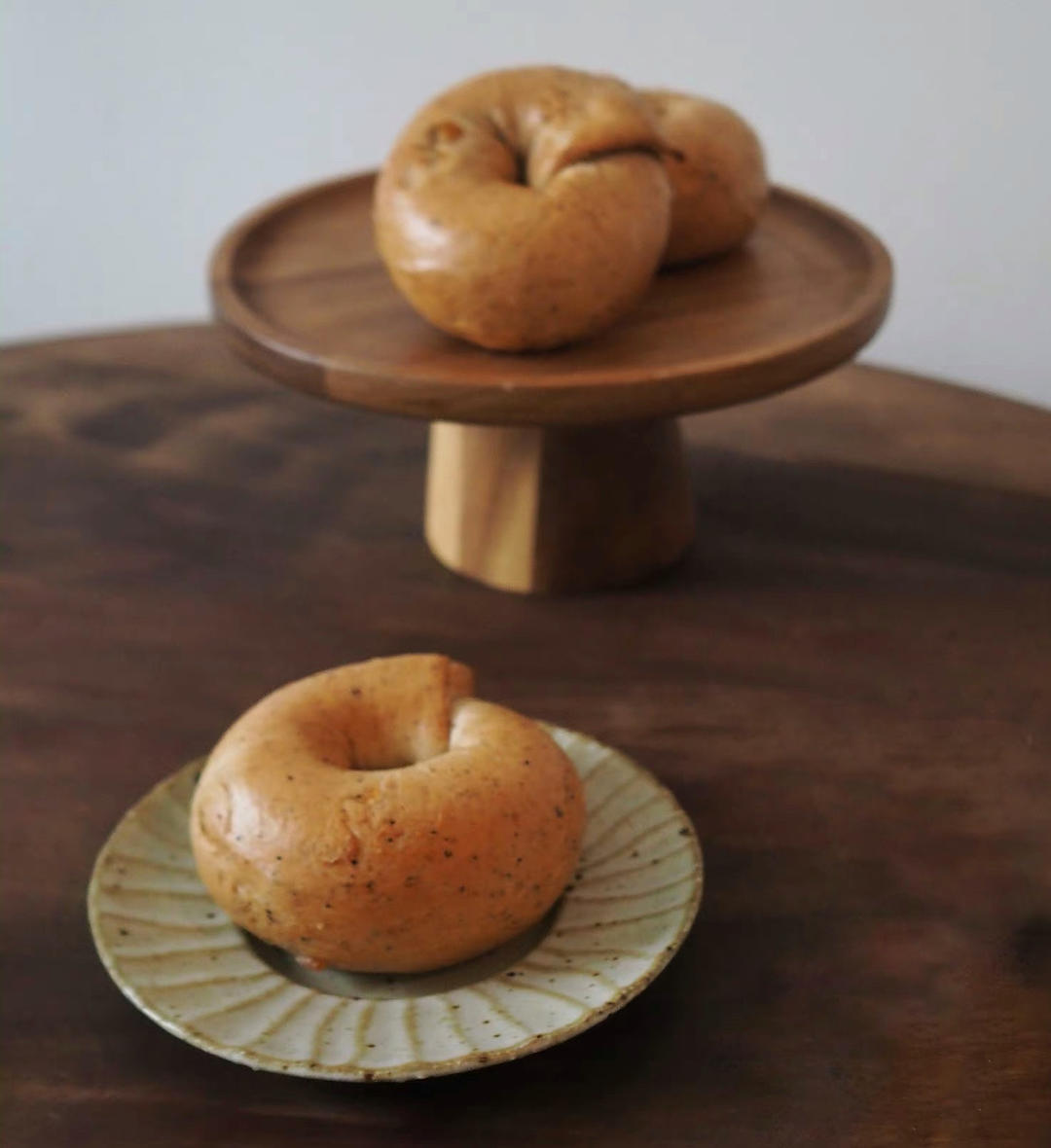 无油无糖全麦奇亚籽贝果