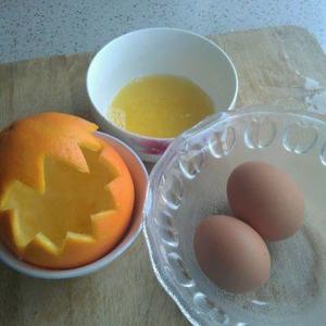 香橙蒸蛋，止咳化痰，宝宝的必备食谱（食疗），营养又美味的做法 步骤1