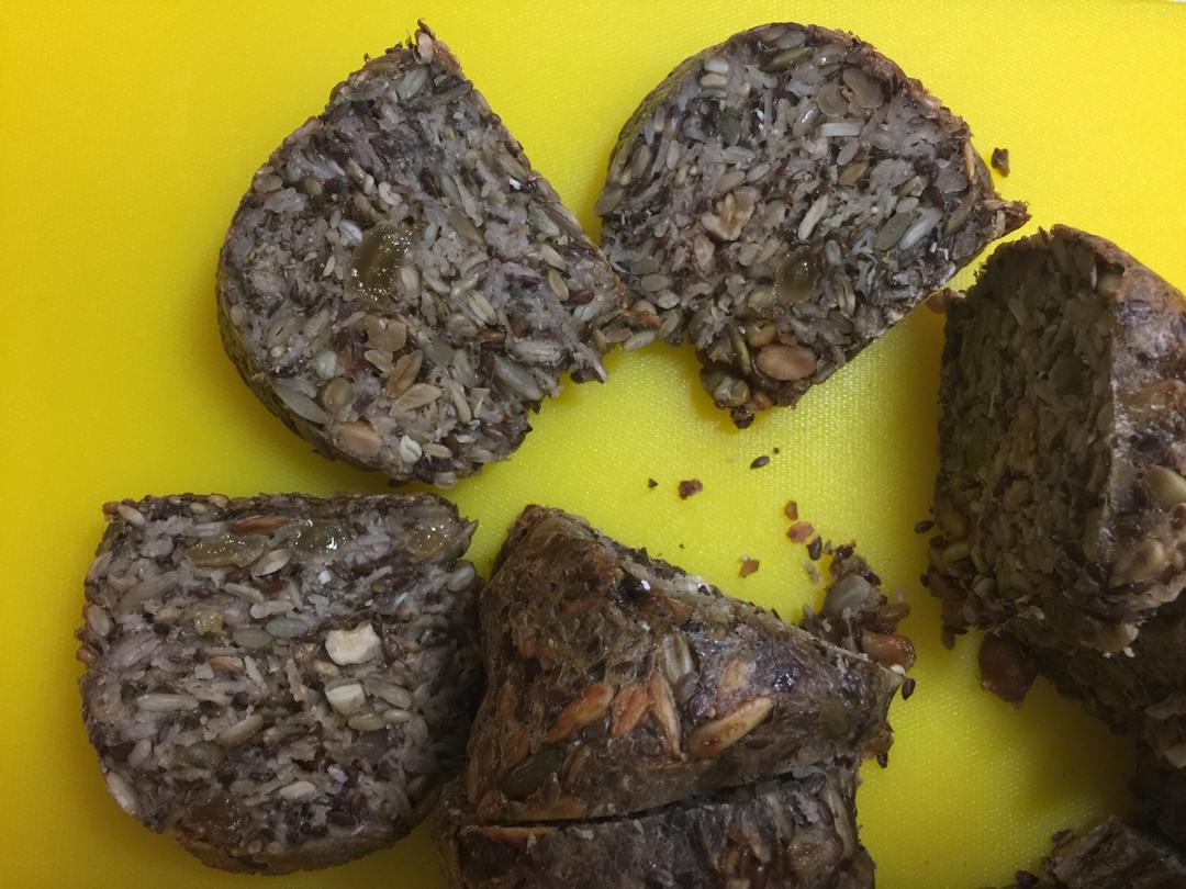 无面粉高纤能量面包丨健康·烘焙
