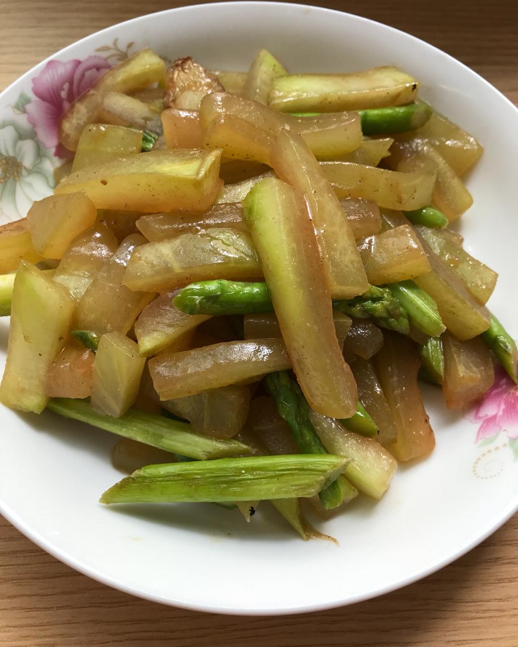 清炒西瓜皮