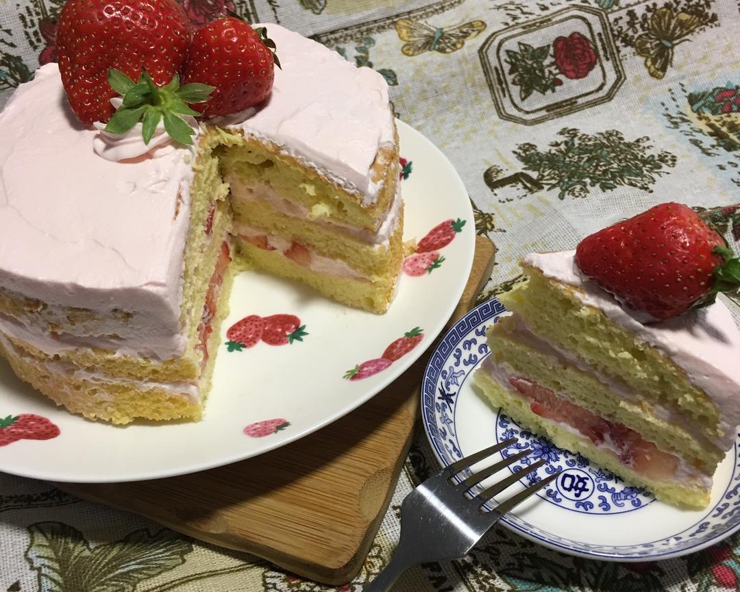 🍓奶油草莓蛋糕🍰（六寸）