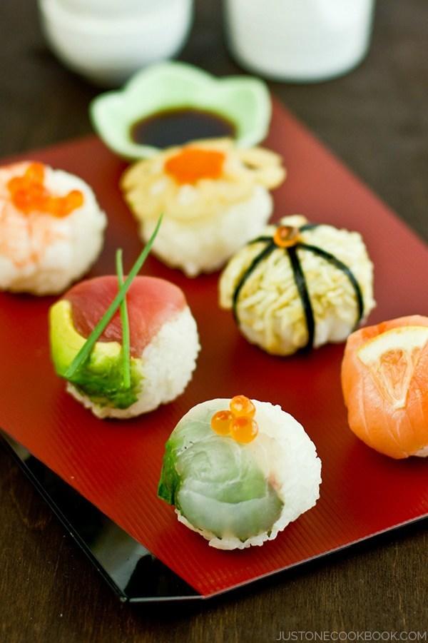 手鞠寿司Temari Sushi的做法 步骤11